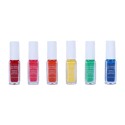 Set Esmaltes Para Uñas 02 Neón 4.5 ml 6 Piezas