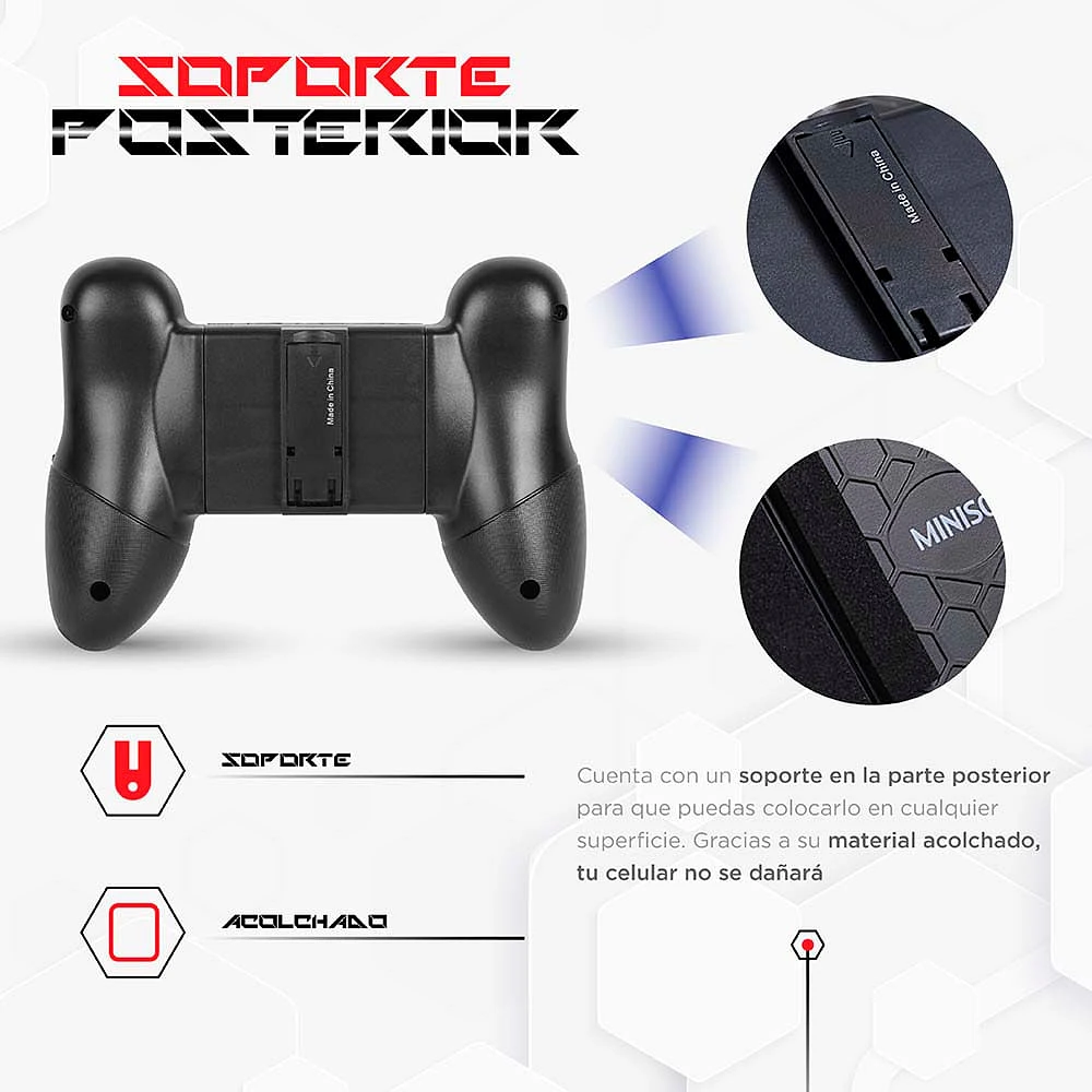 Soporte Para Juegos En El Celular Modelo SC-C15 Negro