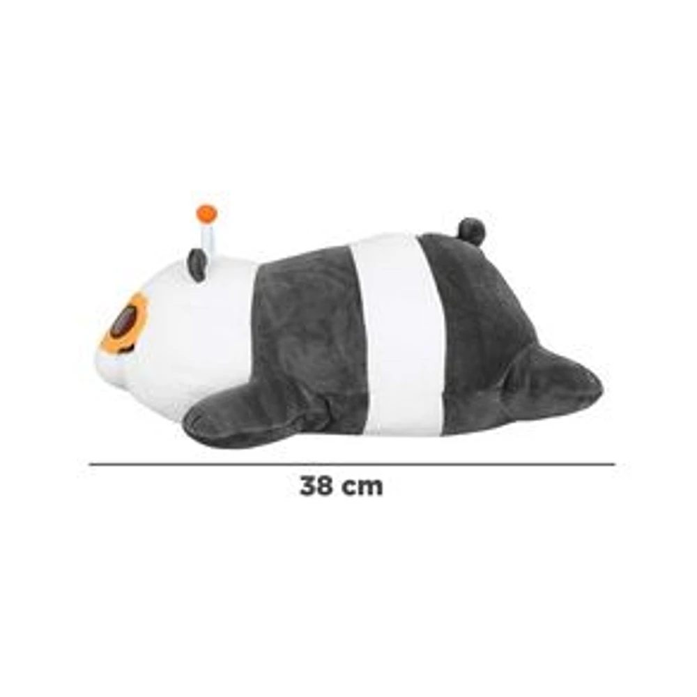 Peluche  Con Lentes We Bare Bears Panda Negro 38 cm