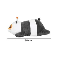 Peluche  Con Lentes We Bare Bears Panda Negro 38 cm