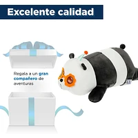 Peluche  Con Lentes We Bare Bears Panda Negro 38 cm