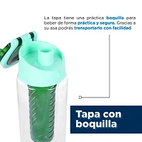 Botella Con Tapa Tritan Verde 700 ml