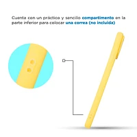 Funda Para Iphone Xs Max Con Cubierta Deslizante Amarilla