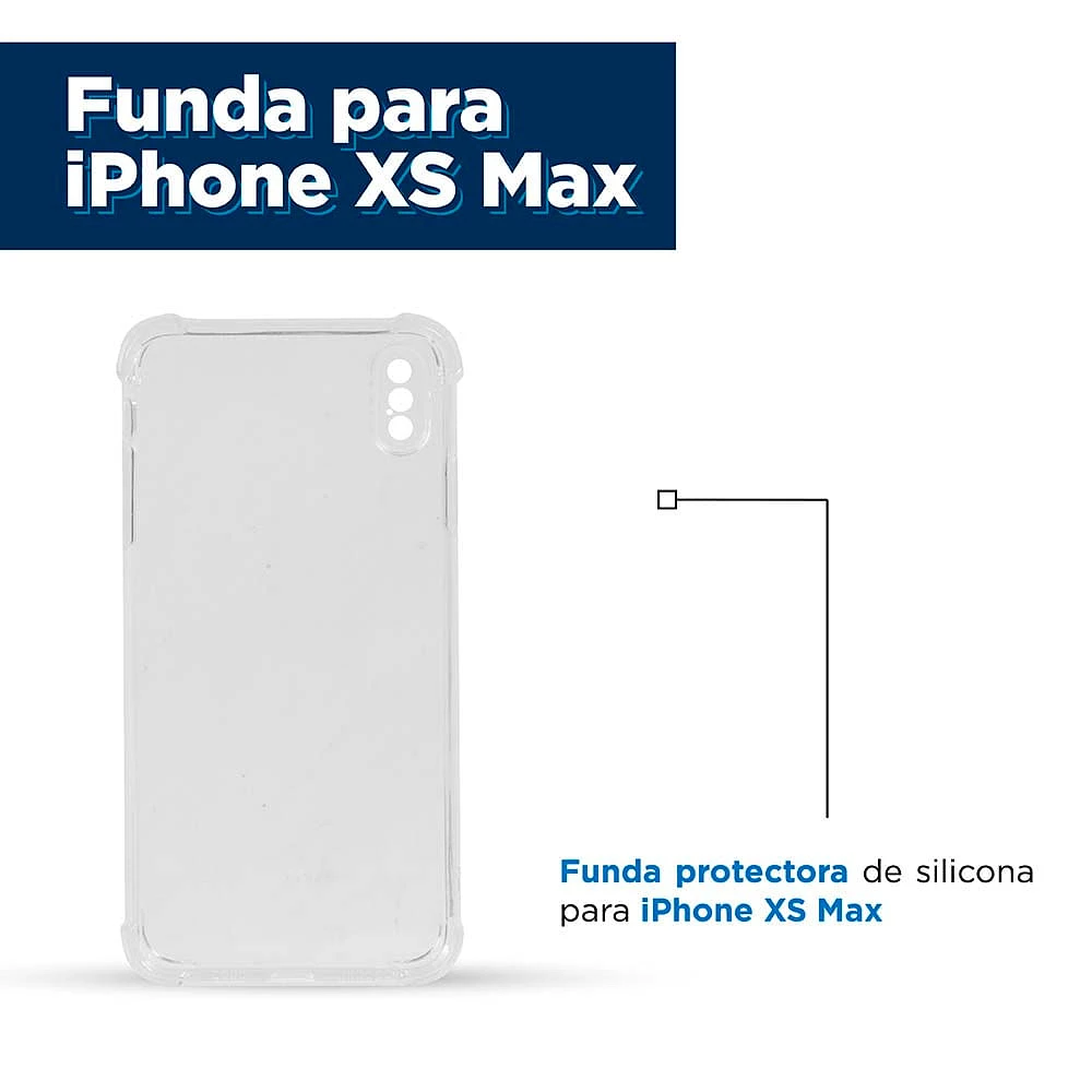 Funda Anticaída Para Iphone Xs Max Transparente