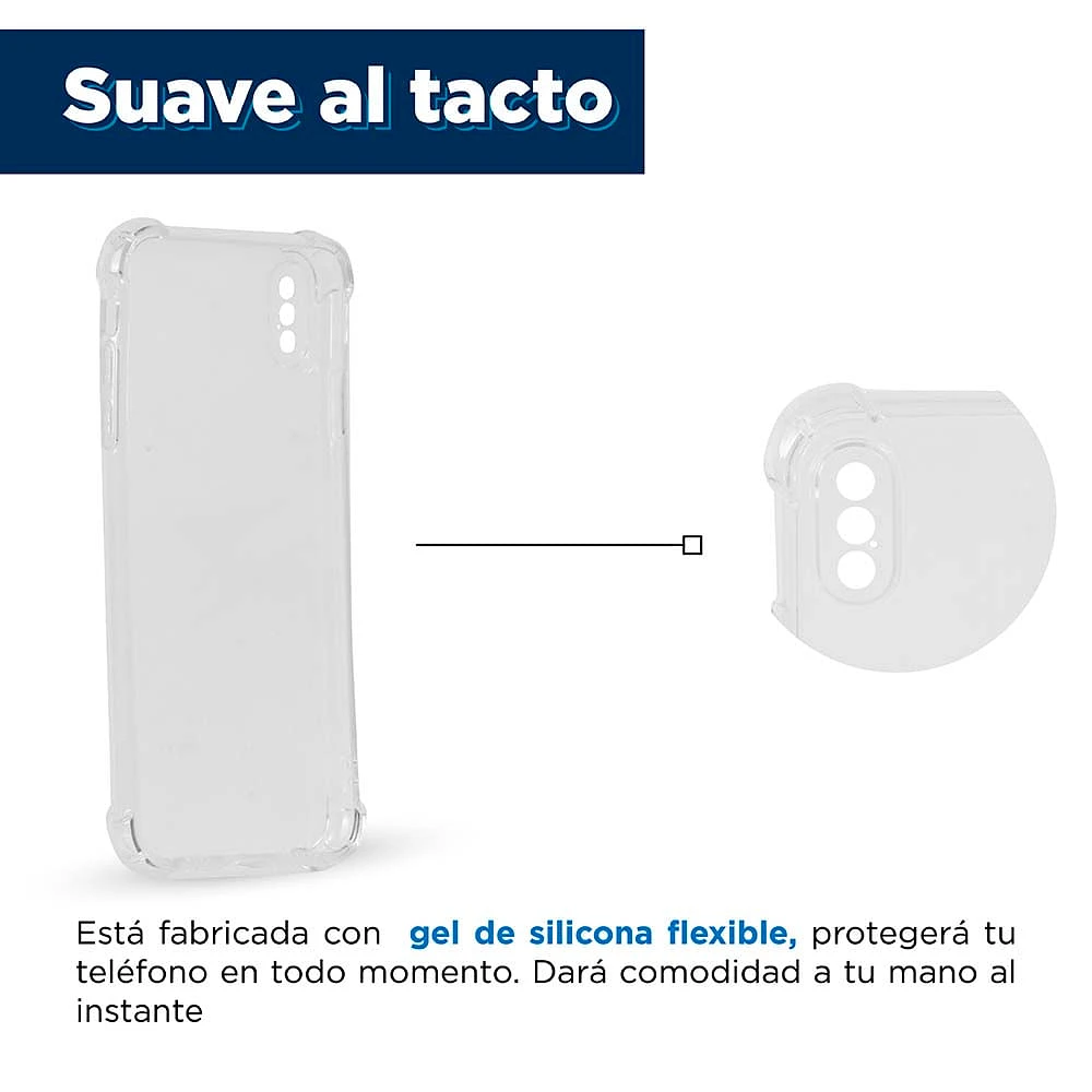 Funda Anticaída Para Iphone Xs Max Transparente