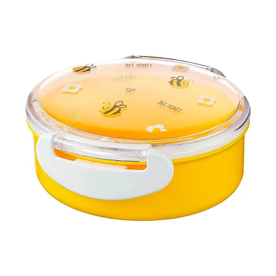 Contenedor De Alimentos Abeja Amarillo 380ML