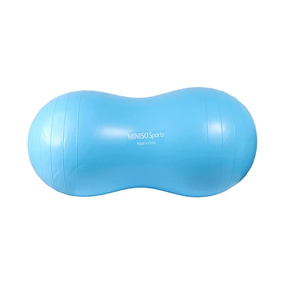 Pelota De Yoga Infantil En Forma Ovalada PVC  Azul 45x90 cm