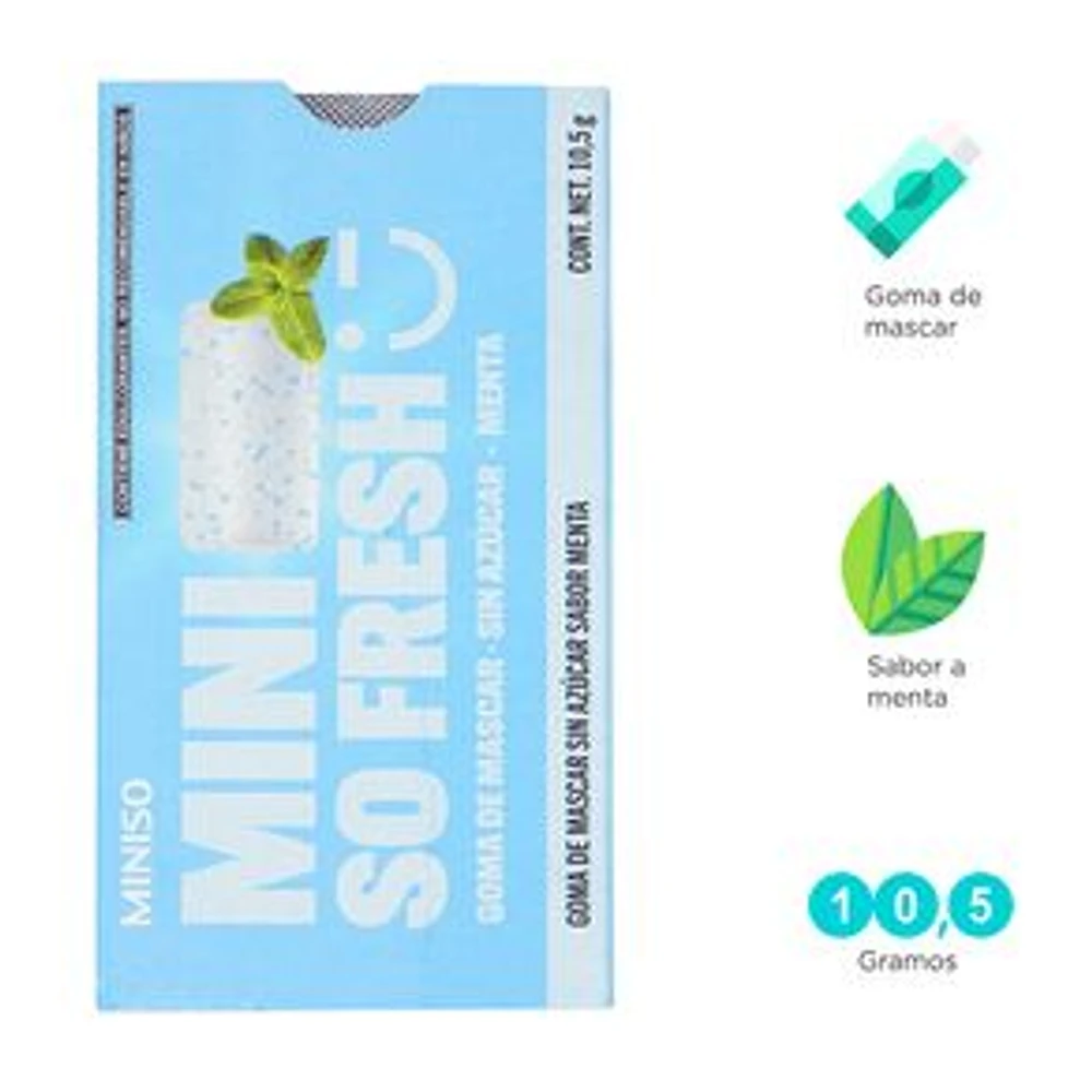 Chicles Miniso Fresh De Menta