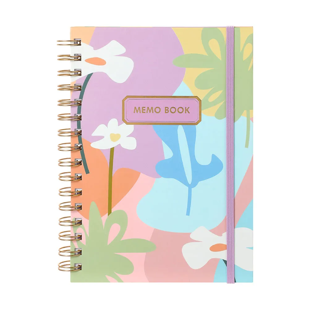 Libreta pequeña adornada cinta bicolor,tarjeta incl.min32