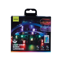 Tira De Luz Led Con Control RGB 180 cm