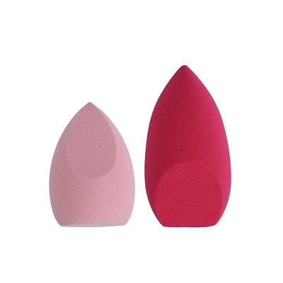 Set Esponjas De Maquillaje Rosas 5.5 cm, 6.5 cm 2 Piezas