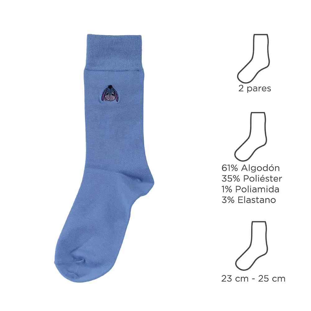 Infinity 6/12 pares de calcetines para mujer sin elástico de puro algodón  hilo de Escocia 35-40, 6 pares azul bajo, 35-40: : Moda