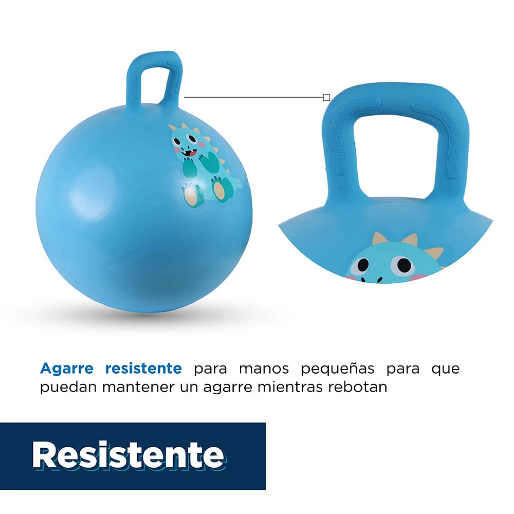 Pelota Hopper Infantil PVC Azul 45 cm 110 kg