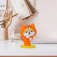 Figura De Colección Shiba Inu Sintético 6.5 cm