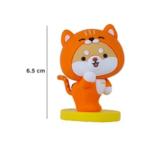 Figura De Colección Shiba Inu Sintético 6.5 cm