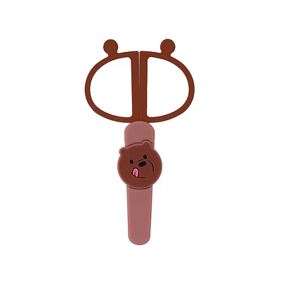 Tijeras Para Cejas We Bare Bears Pardo Acero Inoxidable Cafés 9.5 cm