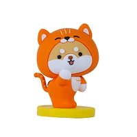 Figura De Colección Shiba Inu Sintético 6.5 cm