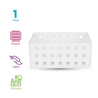 Caja De Almacenamiento Rectangular   De Diseño De Malla De Plástico   14x10.5x6.2 cm