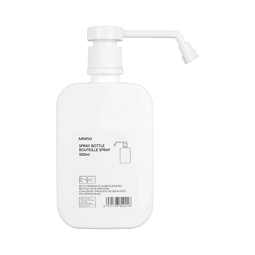 Botella Para Spray Plástico Blanco 500 ml