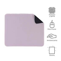 Mouse Pad 100% Poliéster Rosa 24x19.5 cm