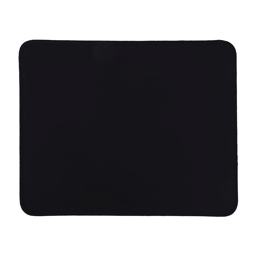 Mouse Pad 100% Poliéster Negro 24x19.5 cm