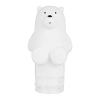 Botella De Viaje We Bare Bears Polar Silicona Blanca 10.5 cm