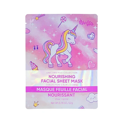 Mascarilla Facial Nutritiva Unicorn Dream Rosa 22 ml