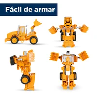 Juguete Transformable Bulldozer 7x18x8 cm