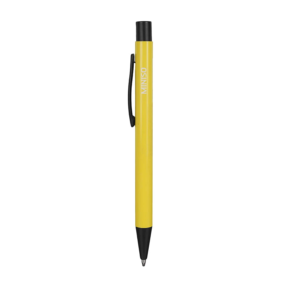 Pluma Retráctil Mecánica Amarillo 1.0MM