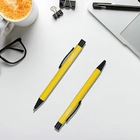 Pluma Retráctil Mecánica Amarillo 1.0MM