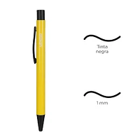 Pluma Retráctil Mecánica Amarillo 1.0MM