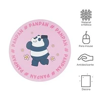 Mouse Pad We Bare Bears Panda Rosa 21.5 cm