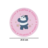 Mouse Pad We Bare Bears Panda Rosa 21.5 cm