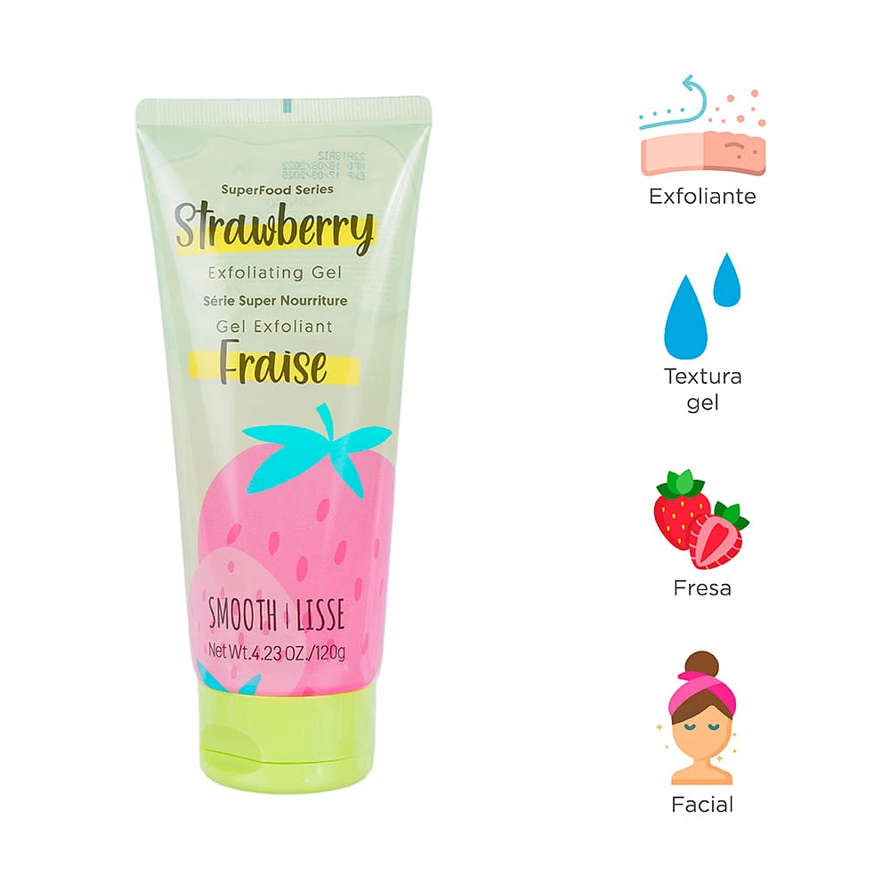 Gel Exfoliante Facial 120 gr Fresa