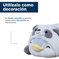 Peluche Sr. Miniso Con Disfraz De Panda Felpa 30 cm