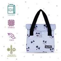 Lonchera We Bare Bears Panda 100% Poliéster Gris 21x21x13 cm