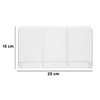 Organizador Para Cosméticos Multifuncional         Transparente 18x7x9.5 cm