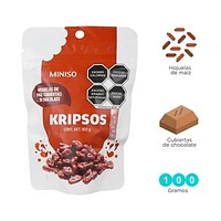 Snack Kripsos Hojuelas De Maíz Cubiertas De Chocolate 100g