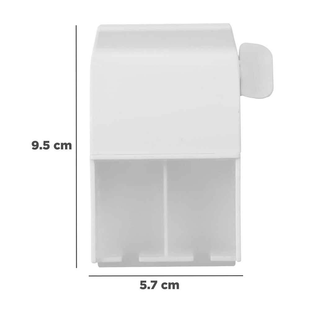 Dispensador De Pasta Dental Con Portacepillos 5.7x9.5 cm