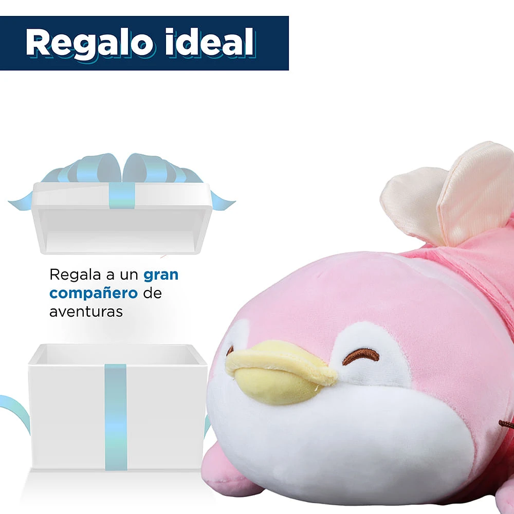 Peluche Sra. Miniso Con Disfraz De Abeja Felpa Rosa 22x30 cm