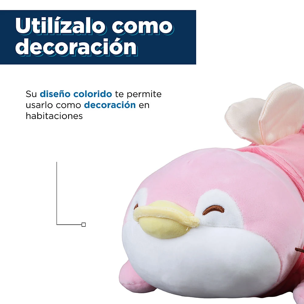 Peluche Sra. Miniso Con Disfraz De Abeja Felpa Rosa 22x30 cm