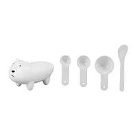 Kit Para Mascarillas We Bare Bears Polar Plástico Blanco 5 Piezas