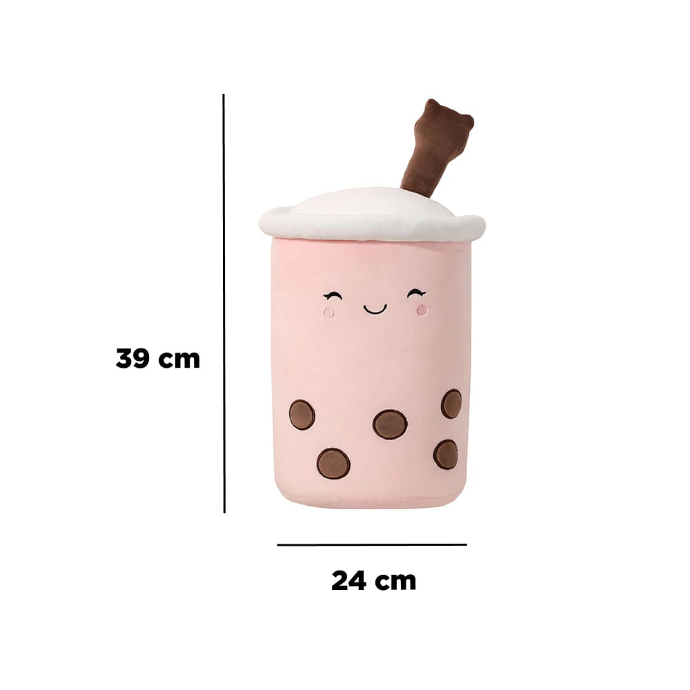 Peluche Miniso Milk Tea Felpa Rosa 24x39 cm