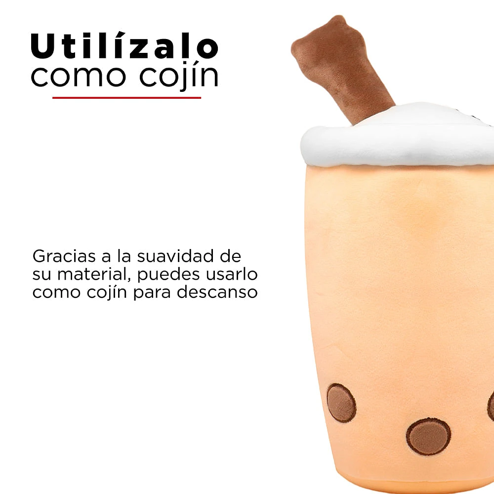 Peluche Miniso Milk Tea Felpa Café 24x39 cm