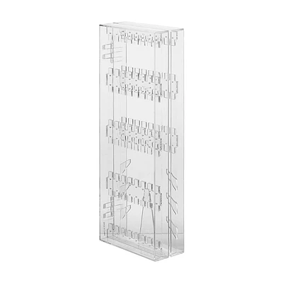 Organizador Para Joyería Vertical Plástico Transparente 29 x 11 cm