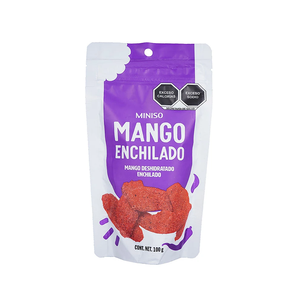 Snack Mango Deshidratado Con Chile En Polvo, 100 g