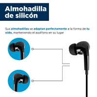 Audífonos Tipo C Con Micrófono Modelo 631T Negros 110 cm