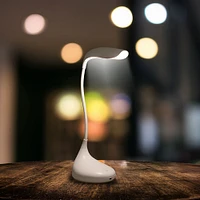 Lámpara De Escritorio Blanca 12.8x9.8x38 cm