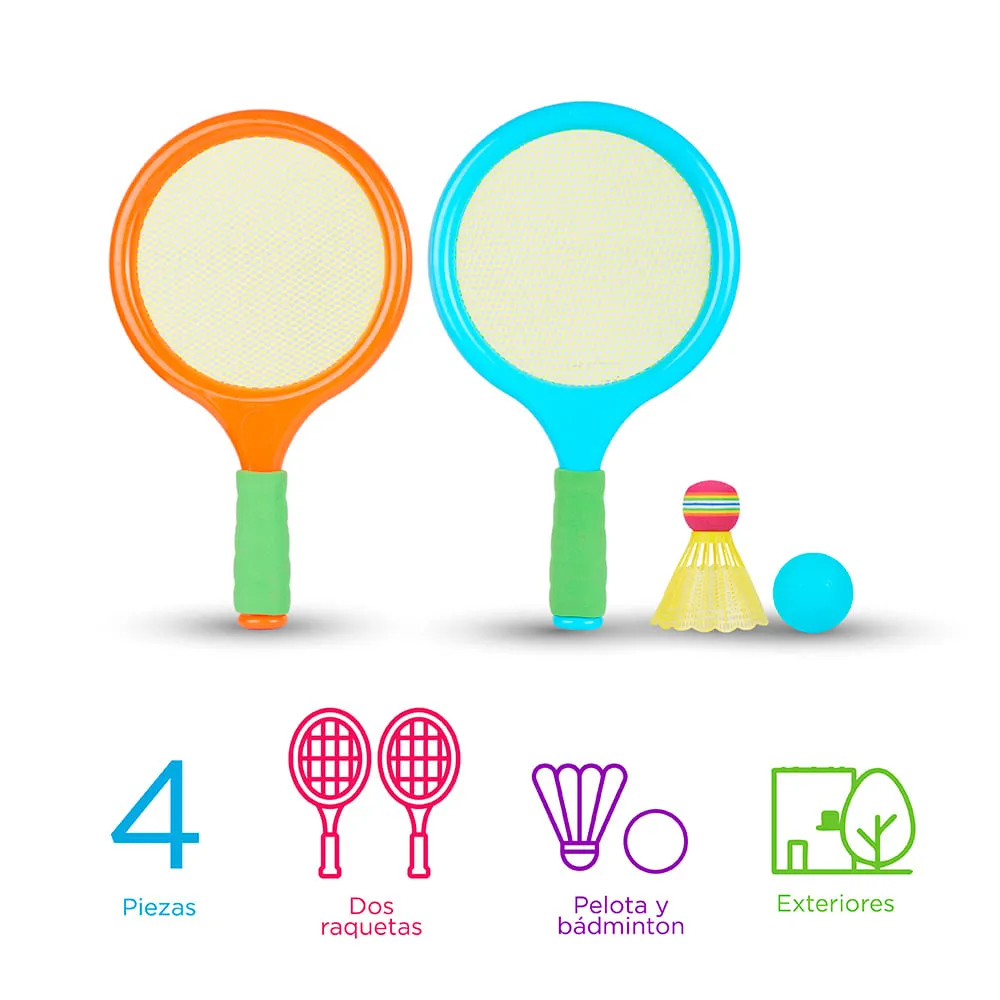 Kit De Raquetas Para Badminton Miniso Sports