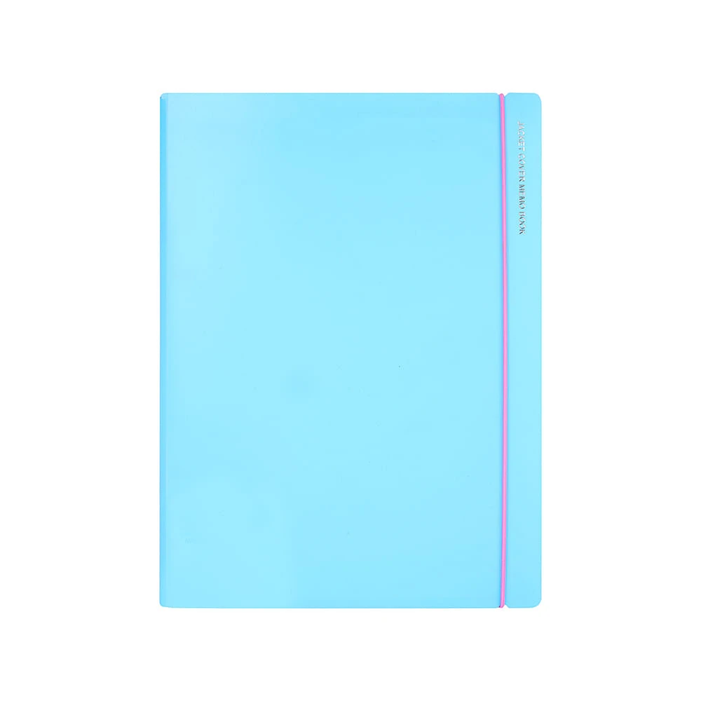 Cuaderno Rayado Con Funda Carpeta Tamaño B5 Azul 24 Hojas